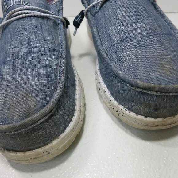 Hey Dude Wally Cloth Casual Comfort Men’s Footwear Oxfords Men's Shoes Size 12 - Picture 7 of 7